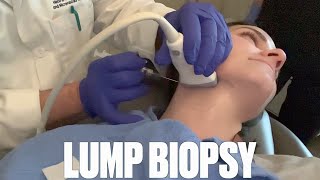 GETTING A LUMP IN MY NECK BIOPSIED  ABNORMAL ENLARGED LYMPH NODE BIOPSY [upl. by Naltiac]