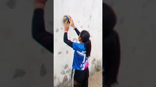 Setter Practice volleyball volleyballworld indianvolleyball singraulivolleyball viral [upl. by Ahsinor]