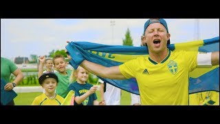 Pidde P feat Landslagsbarnen  Vi ska skicka våra grymma pappor till Moskva Officiell Video [upl. by Dickerson957]