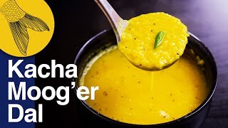 Kacha Moong Dal Recipe—Quick amp Easy Bengali Dal Recipe for the Hot Summers [upl. by Llevart280]