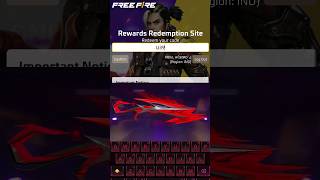 FREE FIRE REDEEM CODE TODAY 20 JULY REDEEM CODE FREE FIRE  FF REDEEM CODE TODAY 20 JULY 😈 [upl. by Nyledam]