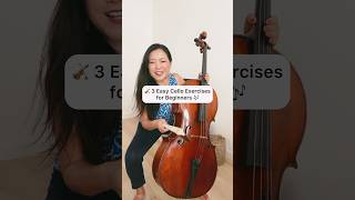 🎻 3 Easy Cello Exercises for Beginners 🎶 cellotutorial learncello [upl. by Nylesoy]