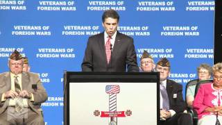 Gov Perry Welcome Speech at VFW Conference full version [upl. by Sauls]