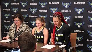 Dallas Wings Post Game Press Conference 090124 wnba dallaswings sports [upl. by Fanny]