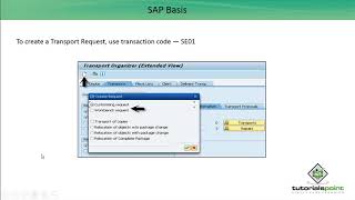 SAP Basis  Transport Requests [upl. by Emiaj963]