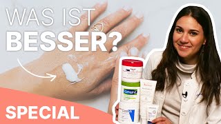 Ärztin vergleicht Apotheken Produkte – Was hilft bei trockener Haut🧴 [upl. by Hecklau]