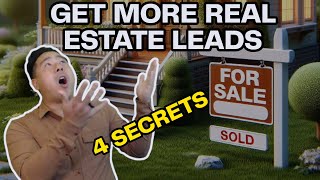 How To Get MORE Real Estate Leads New Agents or Veterans [upl. by Egwan571]