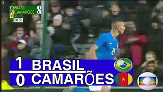 Brasil 1 x 0 Camarões  Melhores MomentosHD Globo  Amistosos 2018 [upl. by Burner]