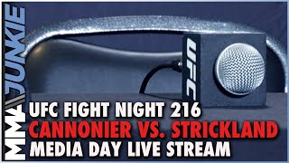 UFC Fight Night 216 Cannonier vs Strickland Media Day Live Stream [upl. by Helfand]