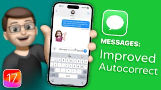 No more Ducking Typos with Improved Autocorrect in iOS 17 [upl. by Ailuy]