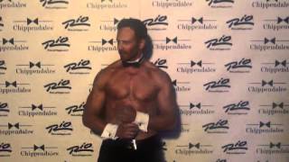 2013 Chippendales Las Vegas welcomes new guest star actor IAN ZIERING [upl. by Alliuqahs]