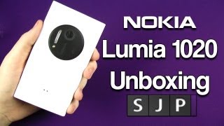 Nokia Lumia 1020 Unboxing  White nokia [upl. by Nnyllaf]