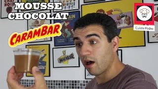 Recette Mousse au chocolat carambar [upl. by Htrahddis]