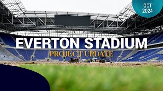 PLAYING SURFACE TAKING PRIORITY  Update from Everton Stadium 🏟️ [upl. by Atiuqan151]