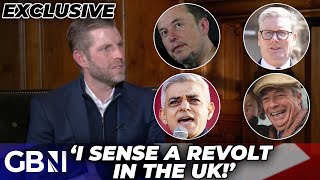 EXCLUSIVE Eric Trump Delivers Scathing Verdict on Labour Sadiq Khan Farmers and Free Speech [upl. by Inaniel]