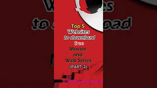 Top 5 websites to download Movies for free part2 shorts movie top5movies [upl. by Janean]