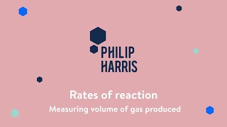 GCSE Chemistry required rates of reaction measuring volume of gas produced I Philip Harris [upl. by Ameer895]