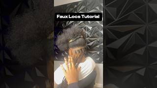 How to Faux Locs  Soft Locs  Knotless Method 🔥 [upl. by Hadeis]