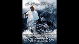 Norman quotLionquot Mason Funeral Service [upl. by Zink]