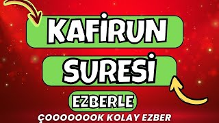 Kafirun suresi ezberle Bütün halinde Kafirun suresi okunuşu Anlamı Kulya Eyyühel Kafirun Yazılışı [upl. by Salvay]