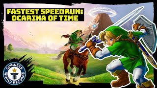 Speedrun Legend of Zelda Ocarina of Time  Guinness World Records [upl. by Rieth]