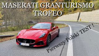 MASERATI GRANTURISMO TROFEO 2024 🔱  Pierwsza Sztuka w Polsce i Pierwszy TEST 🔥 [upl. by Garek]