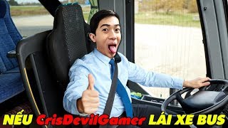 NẾU CrisDevilGamer LÁI XE BUS [upl. by Ellimak488]