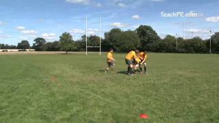 Rugby Drill  Box Lineout Drill [upl. by Anairdna788]