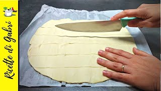 Pasta Sfoglia ripiena IDEA APERITIVO facile e sfiziosa Ricetta di Gabri [upl. by Eetak]