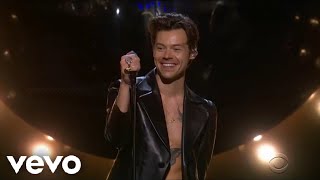 Harry Styles  Watermelon Sugar GRAMMYs Full Live Performance 2021 HD [upl. by Inattyrb250]