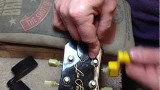 Master Luthiers Guitar String Winding Technique [upl. by Latyrc779]