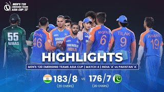 India A vs Pakistan A Emerging Asia Cup Full Highlights 2024  IND A vs PAK A [upl. by Nosduj126]