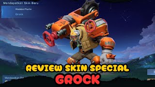 Review skin grock special mobile legends indonesia [upl. by Hayyim108]