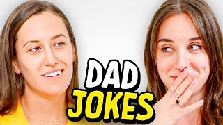 Dad Jokes  Dont laugh Challenge  Sam vs Abby  Raise Your Spirits [upl. by Kleinstein]