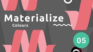 Materialize Tutorial 5  Colours [upl. by Lull990]