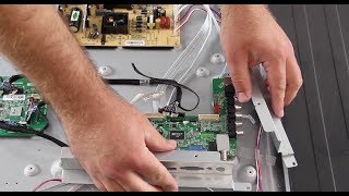 Element 60quot LED TV Repair  How to Replace All Boards in Element ELEFW605 LED TV [upl. by Andert]