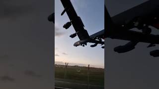 B52 Bomber’s Epic Low Pass The GroundShaking Giant Returns to Base ✈️🔥 B52Bomber AirPower [upl. by Dunc]