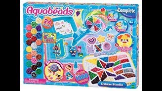 Aquabeads Deluxe Studio 2018 UK Unboxing [upl. by Hayimas557]