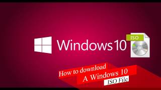 How to download a windows 10 ISO file [upl. by Itsrik]