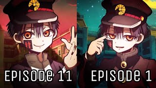 Jibaku Shounen Hanako kun Opening Comparison [upl. by Homovec]