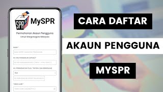 Cara Daftar Akaun Pengguna MySPR Untuk Menukar Tempat Mengundi Secara Online amp Permohonan Undi Pos [upl. by Devaney]