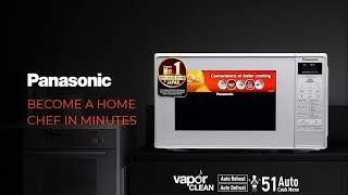 Panasonic 20 L Solo Microwave Oven NNST26JMFDG Silver Stainless steel cavity with 51 Auto cook [upl. by Cohligan]