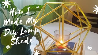 DIY Lamp Shade Tutorial using straws Icosahedron [upl. by Valentijn278]