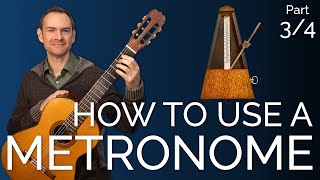 How to Use a Metronome 34  Subdivisions [upl. by Nyliram]