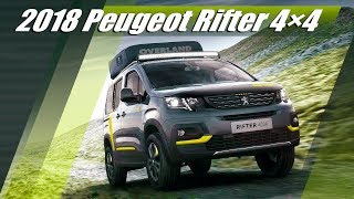 2018 Peugeot Rifter 4x4  Exterior Interior amp Drive [upl. by Edwine]