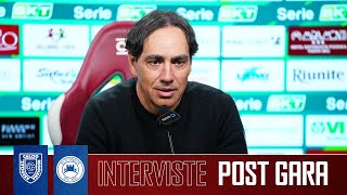 INTERVISTE POST GARA AC REGGIANA vs AS CITTADELLA [upl. by Bailar]