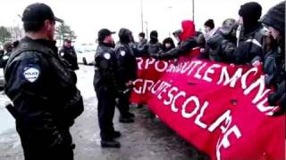 Brutalité policière contre des étudiants 27 janvier 2012 [upl. by Rhianna264]