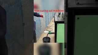 Noncuring melting machine Hotmelt machine Waterproof construction Noncuring waterproofing [upl. by Ajile]