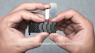 Installing and Removing PITAKA Apple Watch Band Links [upl. by Aeynod793]