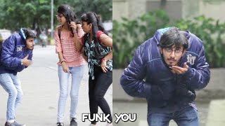 Epic Head Drop Magic Prank on Girls  Funk You Pranks In India [upl. by Doralia]